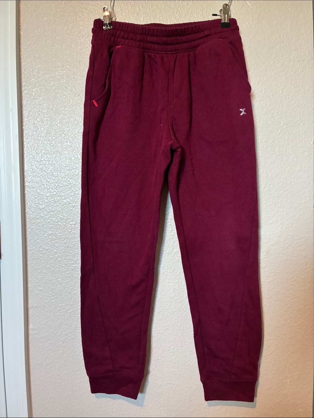 Xersion Maroon Kids Fleece Joggers